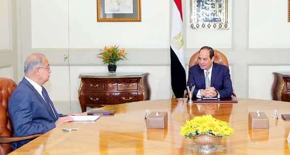 الرئيس يبحث تطوير نظم القبول بالجامعات