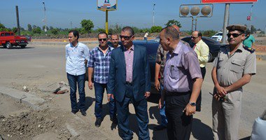 محافظ كفر الشيخ يتابع أعمال تطوير كورنيش ميت يزيد
