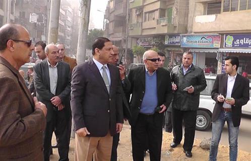 محافظ الغربية يتفقد تطوير امتداد منطقة الاستاد بطنطا