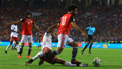 محمد صلاح يتقدم بالهدف الأول لمنتخب مصر في مرمى الكونغو