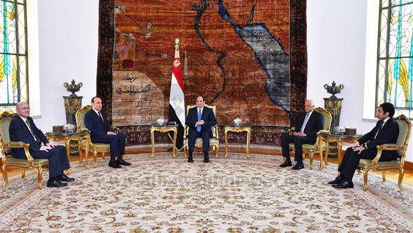 تفاصيل لقاء الرئيس السيسي ورئيس مجلس النواب المغربي  