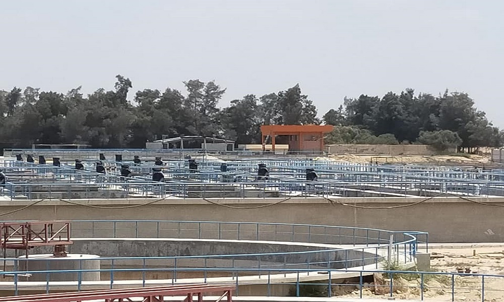 جهاز النوبارية الجديدة: جارٍ الانتهاء من الهيكل الخراساني لمحطة رفع مياه الصرف