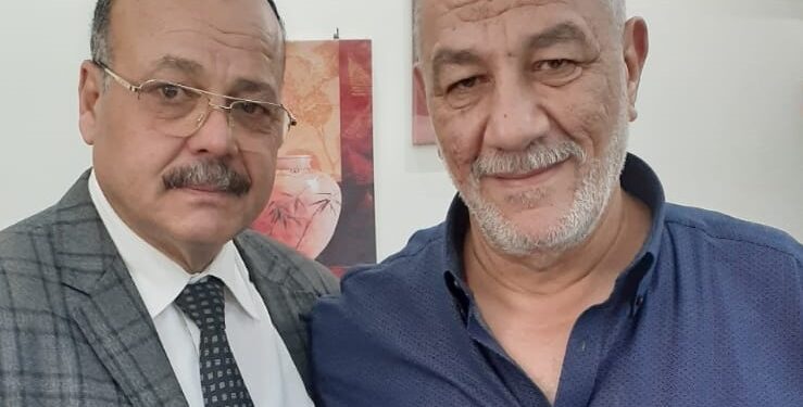  حمادة بكر يهنئ المهندس صبرى سلامه بعقد قران نجله المهندس محمد