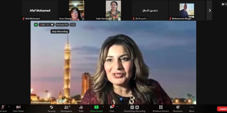 احتفلا بمرور 20 عامًا على إنشائها  د. حنان بوسف: المنظمة العربية للحوار قدمت نموذجا للإعلام الانمائي منذ بدايتها