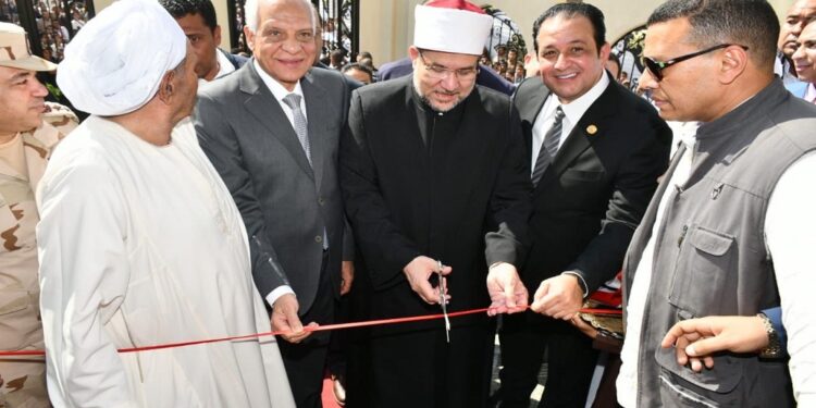 خلال افتتاح المسجد العتيق بحضور وزير الأوقاف ومحافظ الجيزة  علاء عابد: القيادة السياسية تبذل قصارى جهدها لمصلحة الوطن والمواطنين