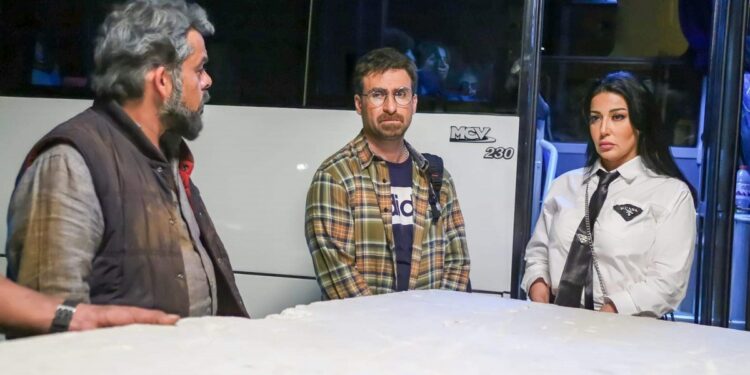 صور.. سمية الخشاب في العين السخنة بسبب «أرواح خفية»