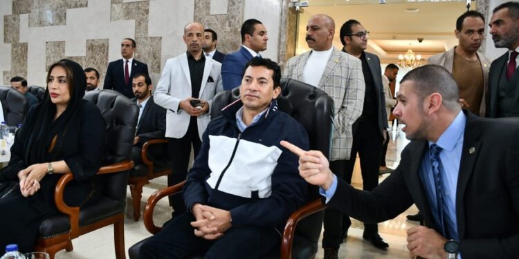 «صبحي» و«الكعبي» يفتتحان بطولة الجوجيتسو بالمدينة الرياضية بالعاصمة الإدارية الجديدة