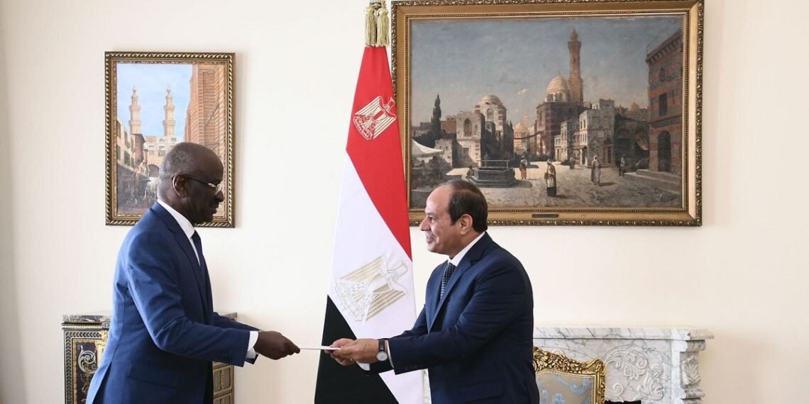 الرئيس السيسي يستقبل وزير الشئون الخارجية والتعاون الموريتاني