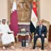 تفاصيل جلسة المباحثات الثنائية بين الرئيس السيسي وأمير قطر