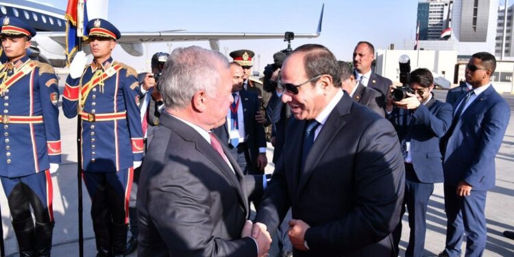 فيديو.. الرئيس السيسي وملك الأردن يرحبان بالهدنة الإنسانية المعلنة في غزة