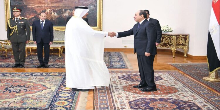 صور.. الرئيس السيسي يتسلم أوراق اعتماد عدد من السفراء الجدد لدى القاهرة