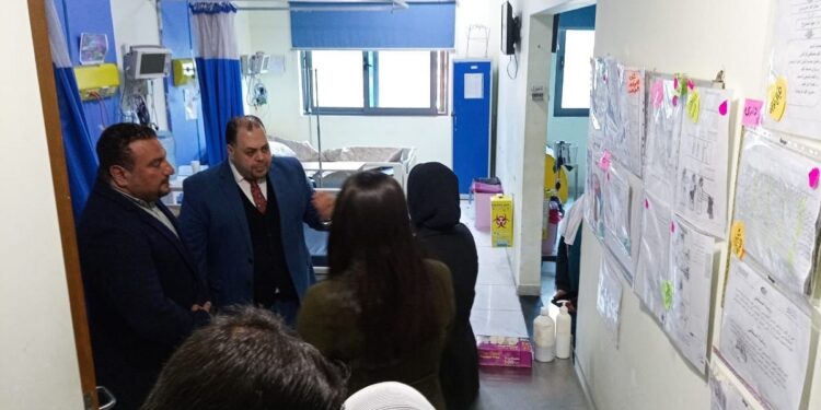 نواب الصحة بالإسكندرية يزورون مستشفى العجمي التابع لأمانة المراكز الطبية المتخصصة