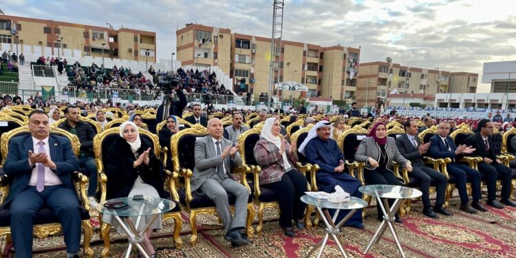 وزيرة التضامن تشهد احتفالية مبادرة «أفراحنا» لتجهيز 400 عروسة من الأسر الأولى بالرعاية