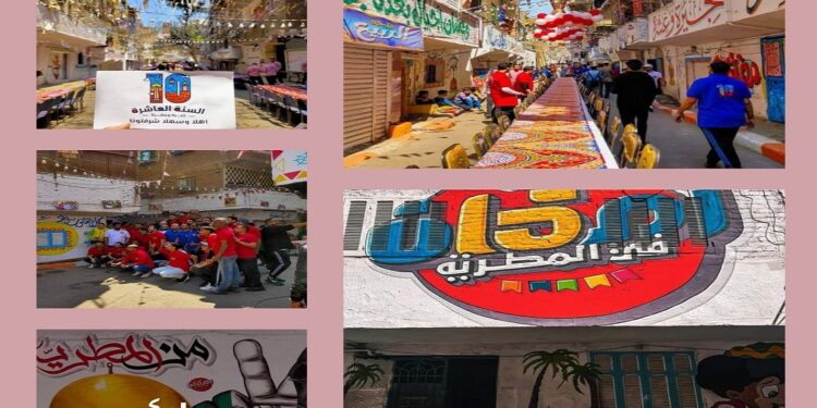 للسنة العاشرة.. إفطار المطرية يجمع 25 ألف مواطن في 7 شوارع كاملة العدد 