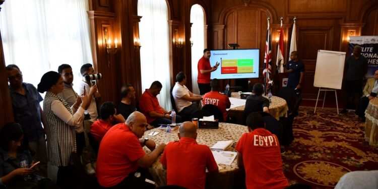 وزير الرياضة يشهد المرحلة التمهيدية من المشروع القومي لصقل مدربي المنتخبات الوطنية