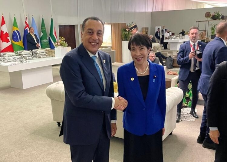 رئيس الوزراء يبحث تعزيز العلاقات الثنائية مع نظيرته اليابانية على هامش قمة العشرين