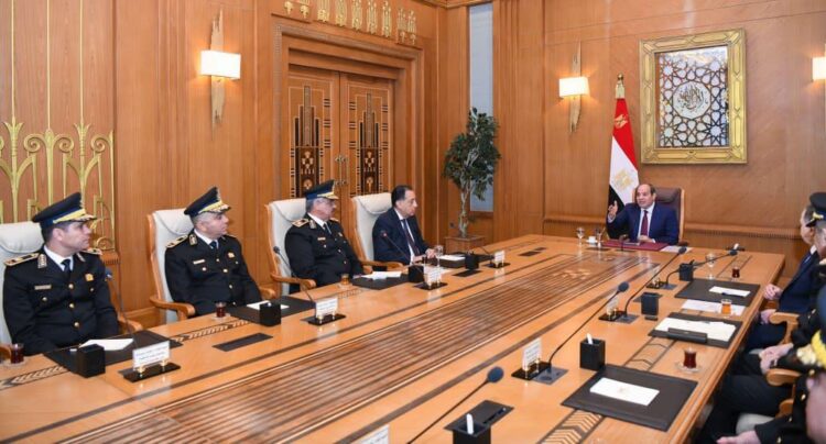 صور.. الرئيس السيسي يشهد الاحتفال بالذكرى 74 لعيد الشرطة