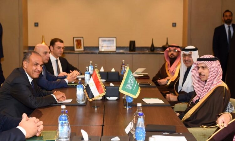 وزيرا الخارجية المصري والسعودي يعقدان جلسة مباحثات لتعزيز التعاون الثنائي بين البلدين