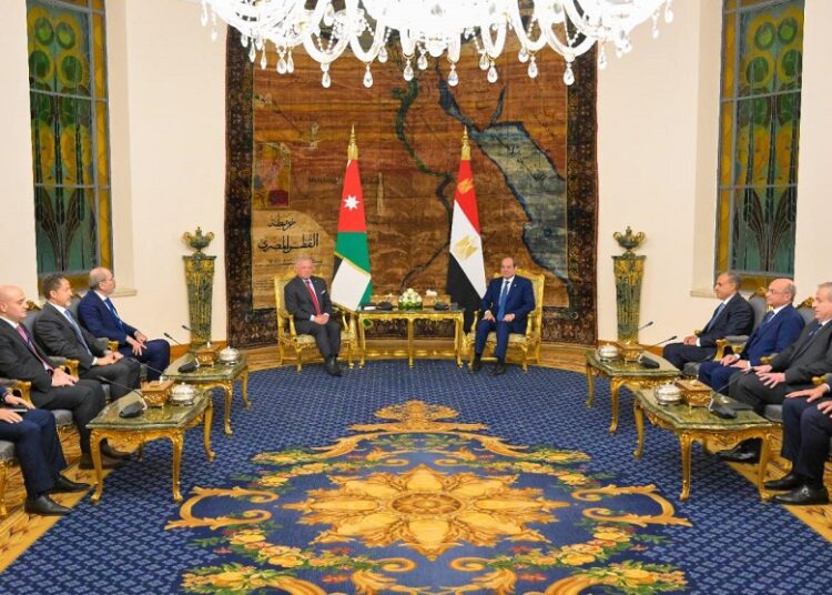 قمة مصرية أردنية