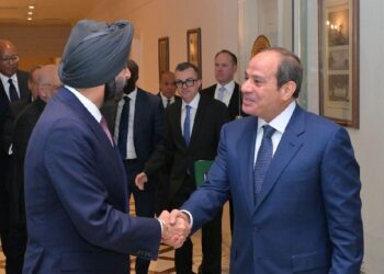 الرئيس السيسي يستقبل رئيس البنك الدولي لتعزيز الشراكة الاستراتيجية
