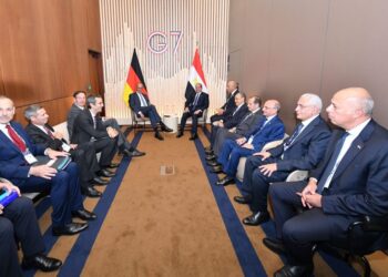 الرئيس السيسي والمستشار الألماني يبحثان تعزيز الشراكة الاستراتيجية ومناقشة القضايا الإقليمية