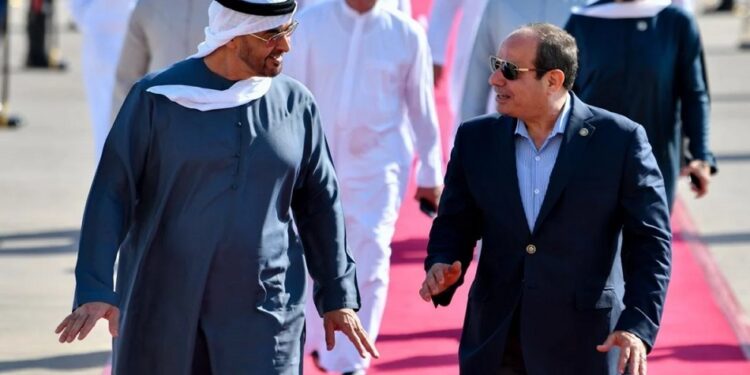 قمة مصرية إماراتية