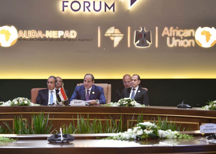 الرئيس السيسي يشارك في الجلسة الافتتاحية للاجتماع التنسيقي الثامن للاتحاد الأفريقي بالعلمين الجديدة